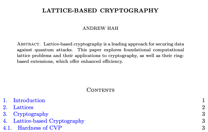 Lattice-Based Cryptography